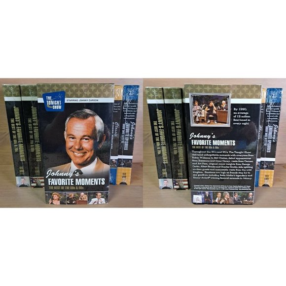 Johnny Carson Club The Tonight Show VHS Lot of 9 The Final Show Some Sealed - Picture 4 of 11